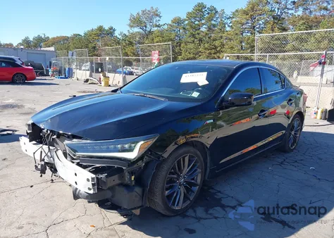2021 Acura Ilx Premium A-Spec Packages/Technology A-Spec Packages from USA, damaged, VIN 19UDE2F86MA009850